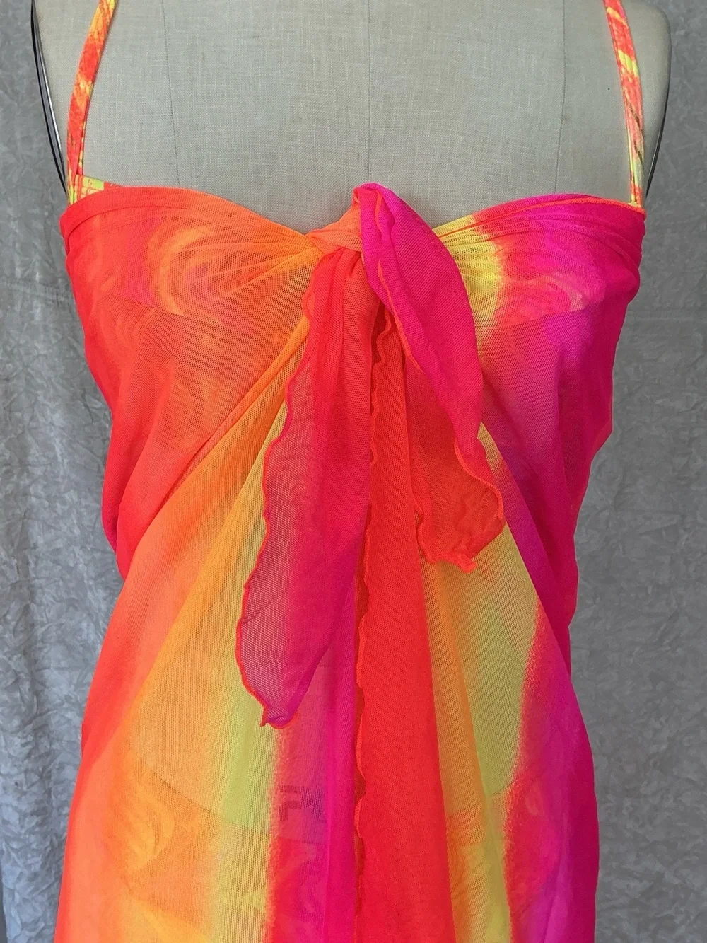 Bikini Set with Matching Sarong – Size 6